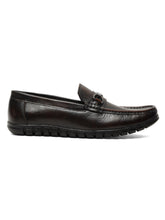 Load image into Gallery viewer, Men's Brown Solid Leather 360 Loafers