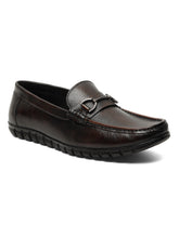 Load image into Gallery viewer, Men's Brown Solid Leather 360 Loafers