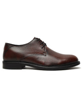 Load image into Gallery viewer, Men's Cherry Texture Leather Derbies Shoes