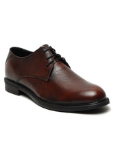 Load image into Gallery viewer, Men's Cherry Texture Leather Derbies Shoes