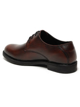Load image into Gallery viewer, Men's Cherry Texture Leather Derbies Shoes