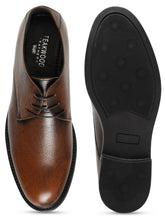 Load image into Gallery viewer, Men's Pine Texture Leather Derbies Shoes