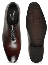 Load image into Gallery viewer, Men's Cheery Two-Tone Texture Leather Derbies Shoes