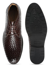 Load image into Gallery viewer, Men Brown Leather Casual Shoes