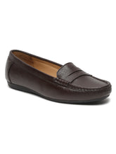 Load image into Gallery viewer, Teakwood Leathers Women Brown Solid Slip-on Loafers
