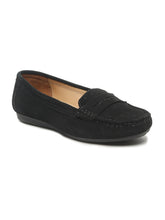 Load image into Gallery viewer, Women Suede Leather Slip-on Loafers