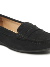 Load image into Gallery viewer, Women Suede Leather Slip-on Loafers