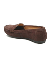 Load image into Gallery viewer, Women Suede Leather Slip-on Loafers