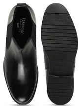 Load image into Gallery viewer, Men's Black Solid Leather Chelsea boots