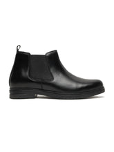 Load image into Gallery viewer, Men's Black Solid Leather Chelsea boots