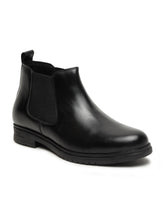Load image into Gallery viewer, Men's Black Solid Leather Chelsea boots