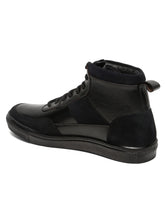Load image into Gallery viewer, Men’s Leather Stylish High-Top Sneakers