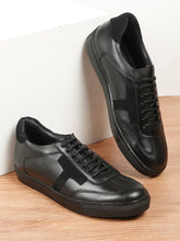 Load image into Gallery viewer, Men’s Leather Stylish Low-Top Sneakers
