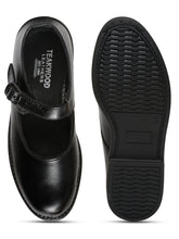 Load image into Gallery viewer, Girls Black Leather school Shoes - Clearance sale