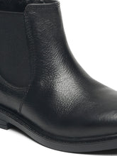 Load image into Gallery viewer, Kids’ Black Leather Chelsea Boots