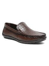Load image into Gallery viewer, Men's Croc-Textured Loafers