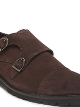 Load image into Gallery viewer, Men's Brown suede Leather Moccasins shoes