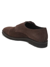 Load image into Gallery viewer, Men's Brown suede Leather Moccasins shoes