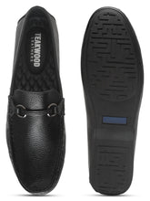 Load image into Gallery viewer, Men's Black Leather Flexi 360 Loafers