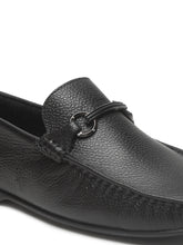 Load image into Gallery viewer, Men's Black Leather Flexi 360 Loafers