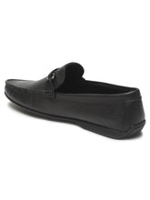 Load image into Gallery viewer, Men's Black Leather Flexi 360 Loafers