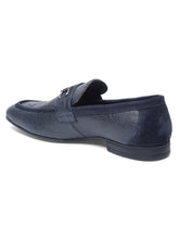 Load image into Gallery viewer, Teakwood Leather Men's Blue Casual Loafers