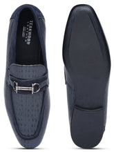 Load image into Gallery viewer, Teakwood Leather Men's Blue Casual Loafers