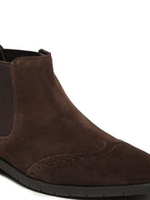 Load image into Gallery viewer, Men's Brown classy Suede Leather Mid-Top Chelsea Boots