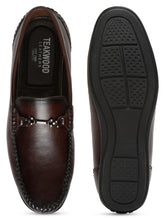 Load image into Gallery viewer, Men Classic Brown Leather Loafers shoes