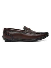Load image into Gallery viewer, Men Classic Brown Leather Loafers shoes