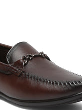 Load image into Gallery viewer, Men Classic Brown Leather Loafers shoes