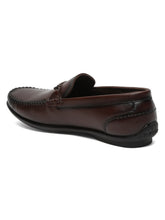 Load image into Gallery viewer, Men Classic Brown Leather Loafers shoes