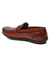 Load image into Gallery viewer, Men Classic Tan Leather Loafers shoes