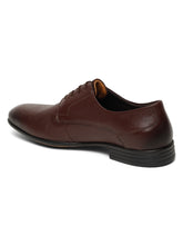 Load image into Gallery viewer, Men's Brown Texture Leather Formal Shoes