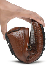 Load image into Gallery viewer, Men's Brown Texture Leather Flexi 360 Loafers