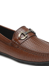Load image into Gallery viewer, Men's Brown Texture Leather Flexi 360 Loafers