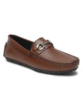 Load image into Gallery viewer, Men's Brown Texture Leather Flexi 360 Loafers
