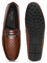 Load image into Gallery viewer, Men's Brown Texture Leather Flexi 360 Loafers