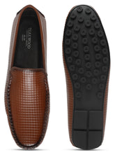 Load image into Gallery viewer, Men's Brown Texture Leather Flexi 360 Loafers