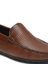 Load image into Gallery viewer, Men's Brown Texture Leather Flexi 360 Loafers