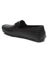 Load image into Gallery viewer, Men's Black Texture Leather Flexi 360 Loafers