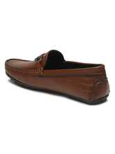 Load image into Gallery viewer, Men's Brown Texture Leather Flexi 360 Loafers