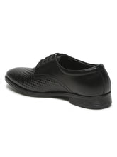 Load image into Gallery viewer, Mens's Black Patterned Texture Leather Formal Shoes