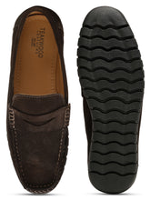 Load image into Gallery viewer, Men's Brown Suede Leather Loafers