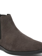 Load image into Gallery viewer, Men Grey Suede Mid-Top Chelsea Boot