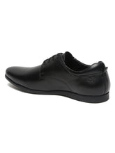 Load image into Gallery viewer, Teakwood Leathers Men Black Textured Leather Derbys