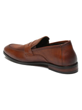 Load image into Gallery viewer, Teakwood Leathers Men Wood Solid Leather Slip-on Shoes