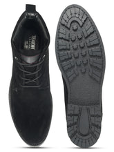 Load image into Gallery viewer, Men's Black Suede Leather Lace-up Boots
