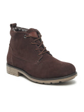 Load image into Gallery viewer, Men's Black Suede Leather Lace-up Boots