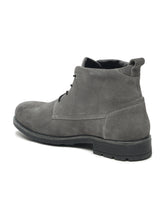 Load image into Gallery viewer, Men's Black Suede Leather Lace-up Boots